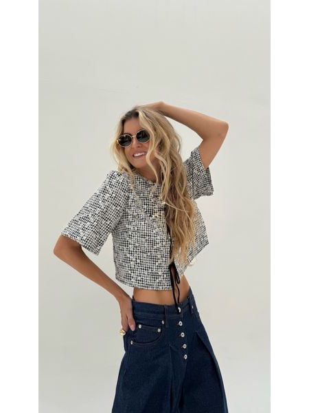 Kostkovaný top Millie BeChick ❤