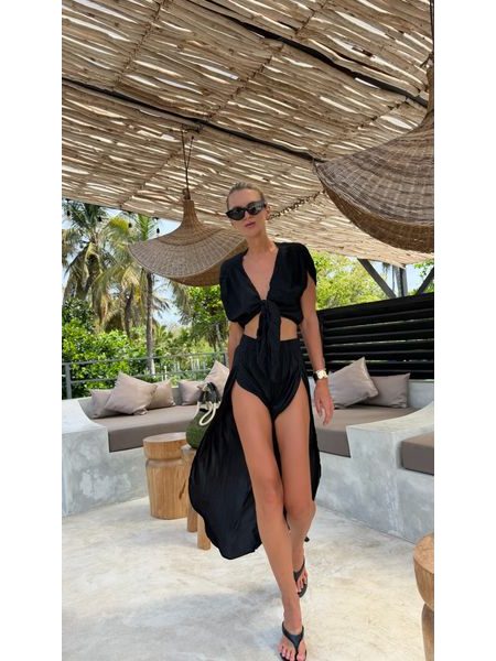Černý top Knotty Front BeChick ❤