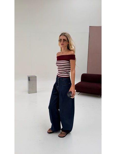 Burgundy Amélie Top BeChick ❤