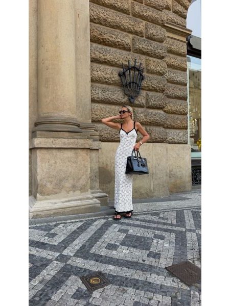 Bílé krajkové šaty Icon BeChick ❤