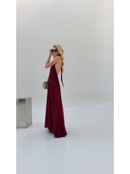 Burgundy maxi dress Desert Rose BeChick ❤