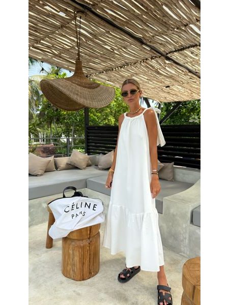 Bílé maxi šaty Riviera BeChick ❤
