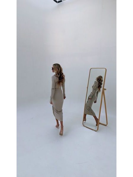 Cream Knotty BeChick Dress ❤