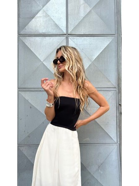 Black &amp; White Stefanie Dress BeChick ❤