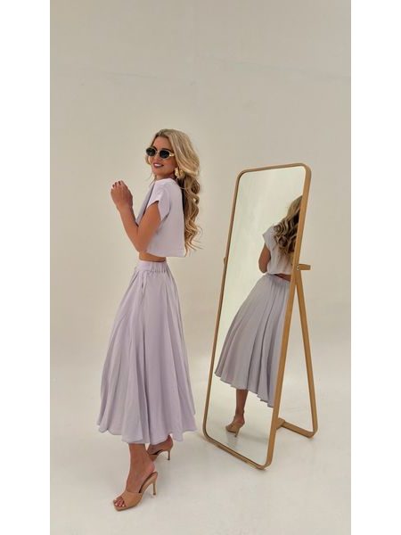 Lavender Top &amp; Skirt Set BeChick ❤