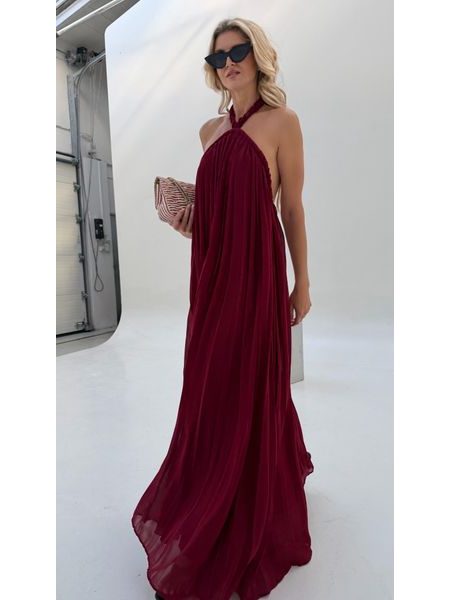 Burgundy maxi dress Desert Rose BeChick ❤