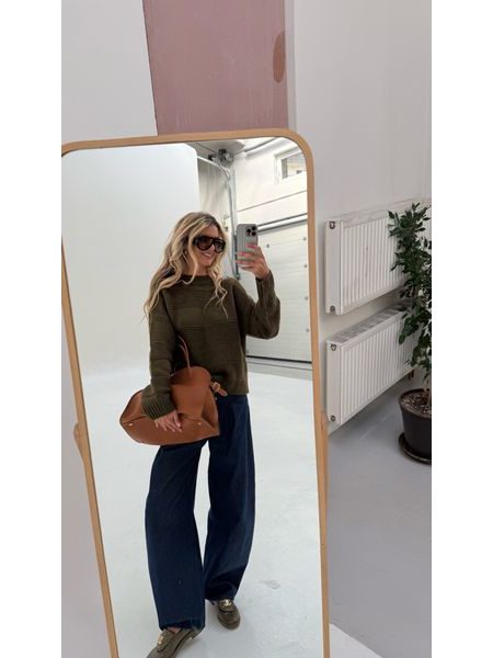 Olive jumper Rawe BeChick ❤