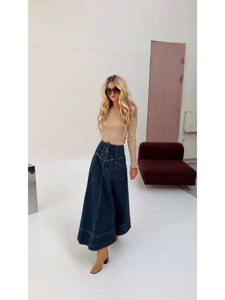 Cream linen top Nuit BeChick ❤