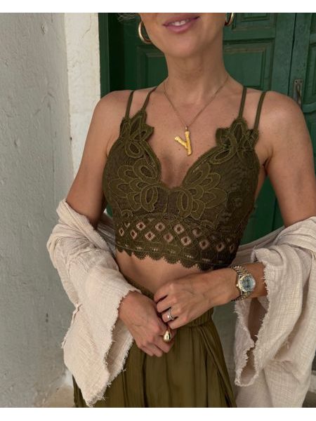 Olive Lace Bra Sunrise BeChick ❤