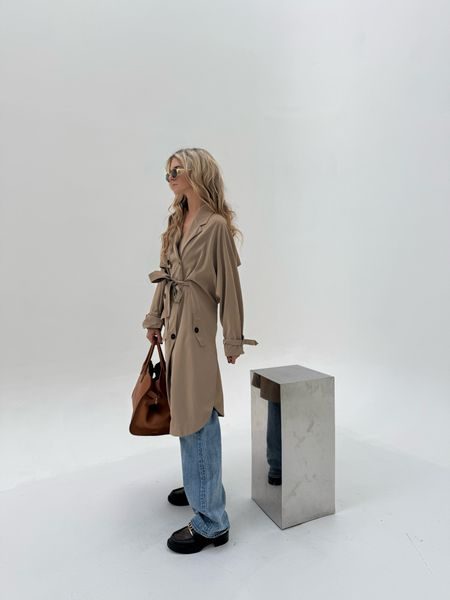 Krémový trench coat BeChick ❤