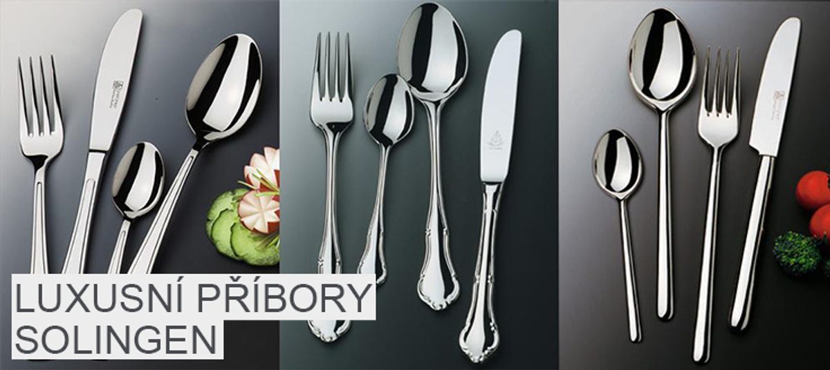 Kvalitní luxusní příbory Solingen