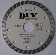 DIYT125 - Diamantový řezný kotouč DIY - TURBO