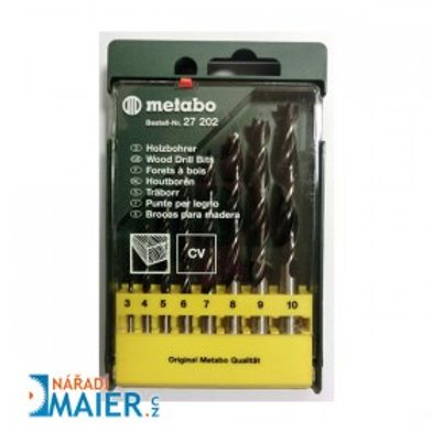 Metabo 27202 sada vrtáků 8-dílná dřevo