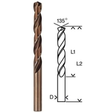 145171 - Vrták HSS-Co ocel v blistru 6,0x57/93 mm