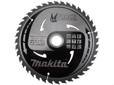 MAKITA B-08121 Pilový kotouč na dřevo MForce 235 mm/40