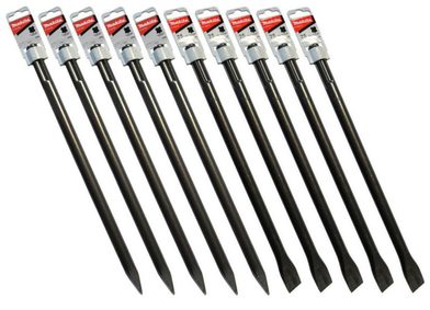 Sada sekáčů a špic, SDS-Max, 10-dílná, Makita, D-35324-10