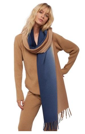 camel / dress blue