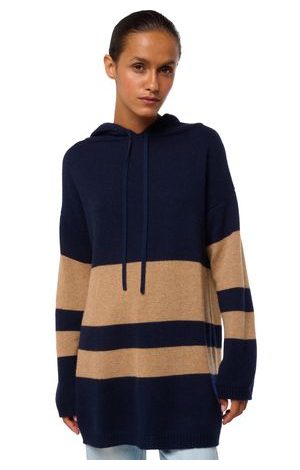dress blue / camel chine