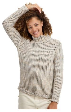 flanelle chine / camel / natural écru #2