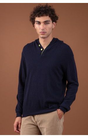 marine foncé / maize