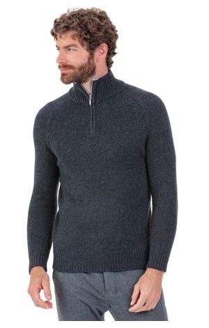 charcoal marl / flanelle chine