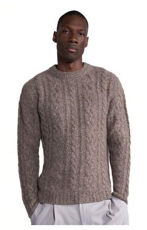natural brown / marron chiné #1