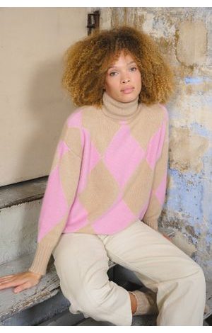 beige / pink lilac #2