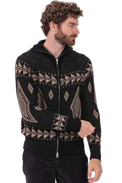 black / camel chine #4