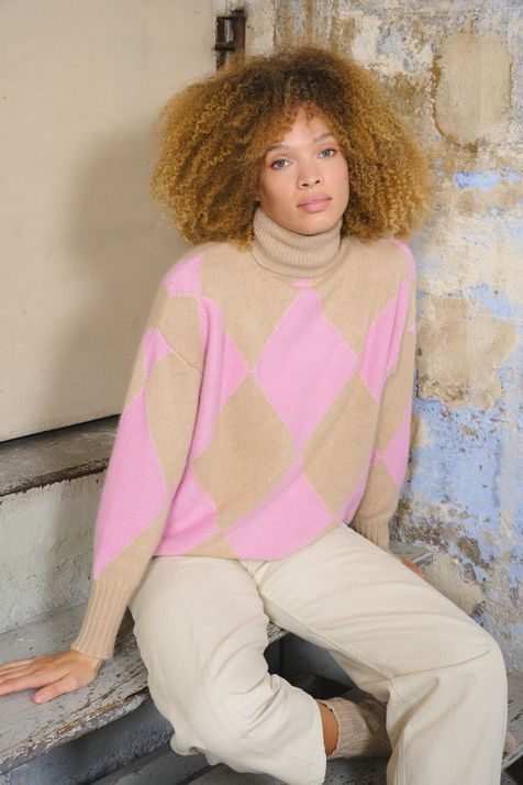beige / pink lilac #2