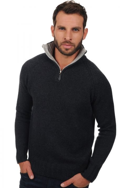 charcoal marl flanelle chiné