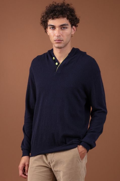 marine foncé / maize