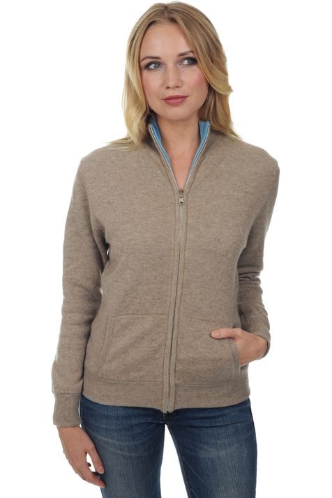 natural brown / teal blue