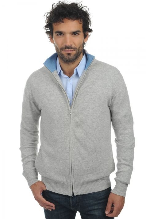 flanelle chine azur blue chine