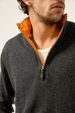 charcoal marl orange #3