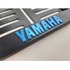 Podložka pod SPZ s 3D lemem - YAMAHA III. / modrá