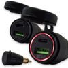 Dvojitý USB 3.0 adaptér na motorku
