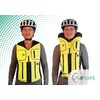 Airbagová vesta pro cyklisty B'SAFE HiVis