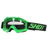 Shot Assault neon zelené motokrosové brýle