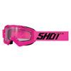 Shot Assault neon růžové motokrosové brýle