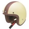 Moto helma RB-752 Vanilla / slonová kost - hnědá mat