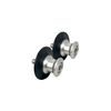 BikeTek stříbrné rolny 8mm 1.25 na kyvnou vidlici