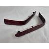 Boční lišty rohové na boční kufry pro GL1800 / vínová barva