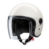 Moto helma RB-862 světle bílá