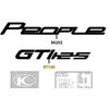 Emblém (GTi125) pro Kymco People GT 125i, poslední 2 kusy