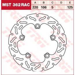 RACING Brzdový kotouč MST362RAC
