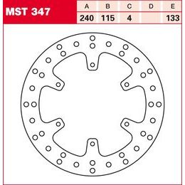 Brzdový kotouč MST347