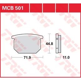 Brzdové destičky MCB501