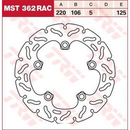 RACING Brzdový kotouč MST362RAC