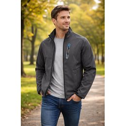 Pánská mikina na zip CFMOTO (šedá)