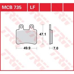 Brzdové destičky MCB735